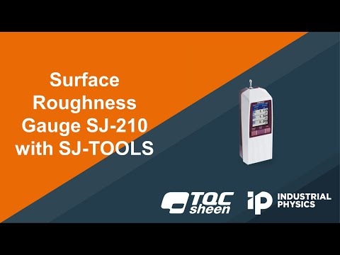 Video do Medidor de Rugosidade de Superfície SJ-210 com SJ-TOOLS