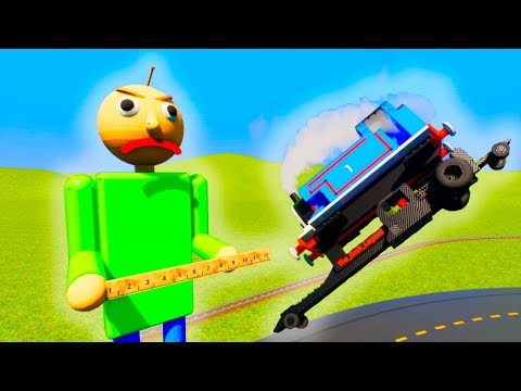 Thomas Tank Engine and Friends Train Vs Lego Baldi | Brick Rigs