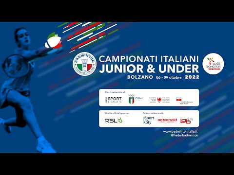 CAMPIONATI ITALIANI JUNIOR E UNDER - Campo 3  Live - Finali