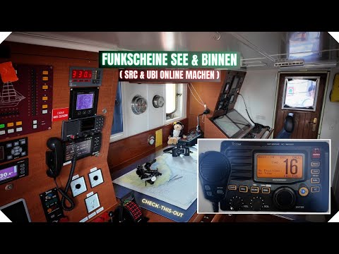 Get your sea and inland radio license / SRC and UBI online