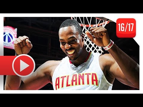 Dwight Howard Full Highlights vs Wizards (2016.10.27) – 11 Pts 19 Reb Official Hawks Debut