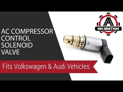 AC Compressor Control Solenoid Valve - Fits Volkswagen & Audi Vehicles