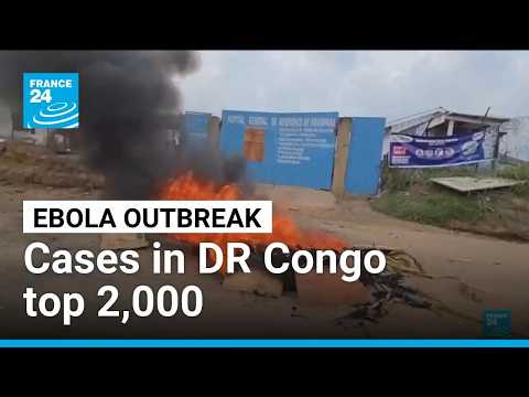 More health workers strike as confirmed Ebola cases in DR Congo top 2,000