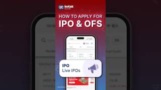 How to Apply for IPO & OFS on Kotak Neo | Step-by-Step Guide