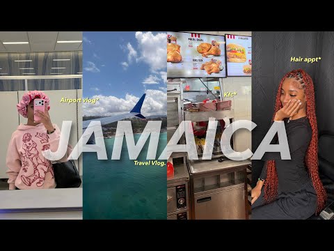 JAMAICA TRAVEL VLOG: airport vlog, kfc, hair appointment &” more || Gabriel’s diary