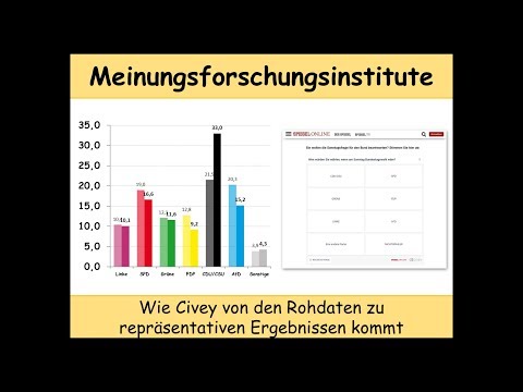 How the opinion research institute Civey gets from raw data to representative results