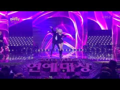 131221 TroubleMaker - Now - KBS 2013 Entertainment Awards - Hyuna & Hyunseung