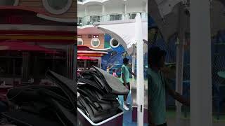 Dry slide on Utophia of the seas! #travel #cruise #cruisingwithkids  #utophiaoftheseas #cruiselife
