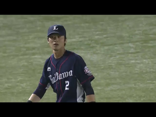 【3回裏】地面スレスレ!! ライオンズ・金子侑 見事なスライディングキャッチ!! 2016/7/7 M-L