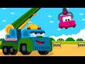 [30M] Brave Construction Vehicles Song  |  Transformed Strong Heavy Vehicles!| Poclain ★ TidiKids