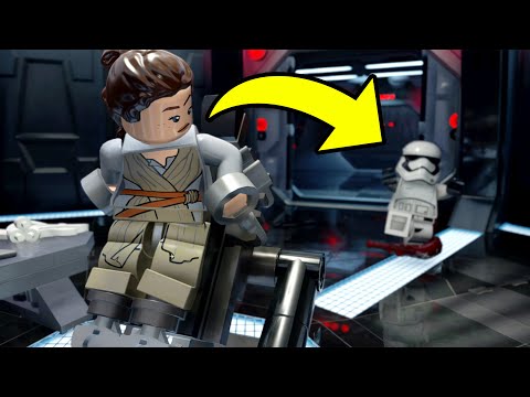 REY USES JEDI MIND TRICKS AND ESCAPES KYLO REN! - LEGO Star Wars The Skywalker Saga