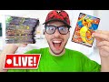 PACK PARTY! Opening 340 Pokemon Packs for Charizard! (Live Stream)