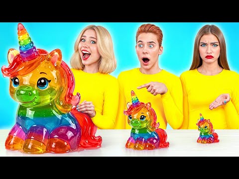 Big, Medium and Small Plate Challenge | Funny Cooking Battle by Multi DO Challenge