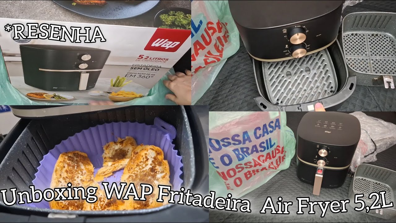 Miniatura da avaliação em vídeo de Fritadeira WAP GRAND WAFG2S 5,2L