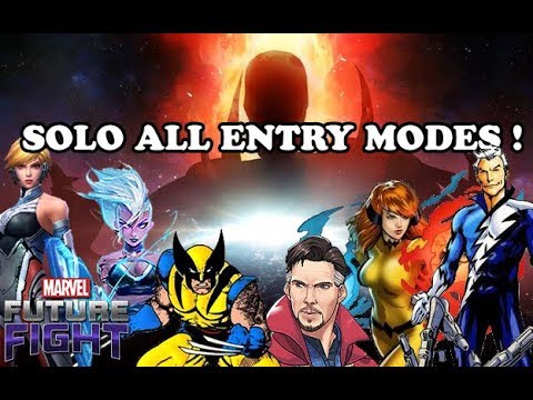 ALL SOLO ENTRY MODES SHADOWLAND! - Marvel Future Fight