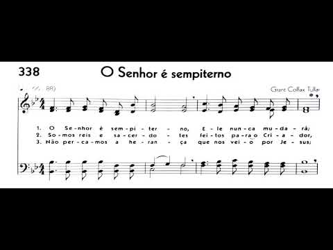 Hinário 5 CCB - Hino 338 - O Senhor é sempiterno - Strings - Teclado Yamaha PSR S670