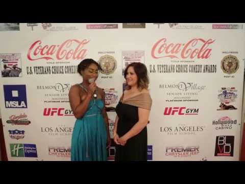 Roy P. Benavidez Valor Award - Roy's daughter, Yvette Benavidez Garcia, on the Red Carpet