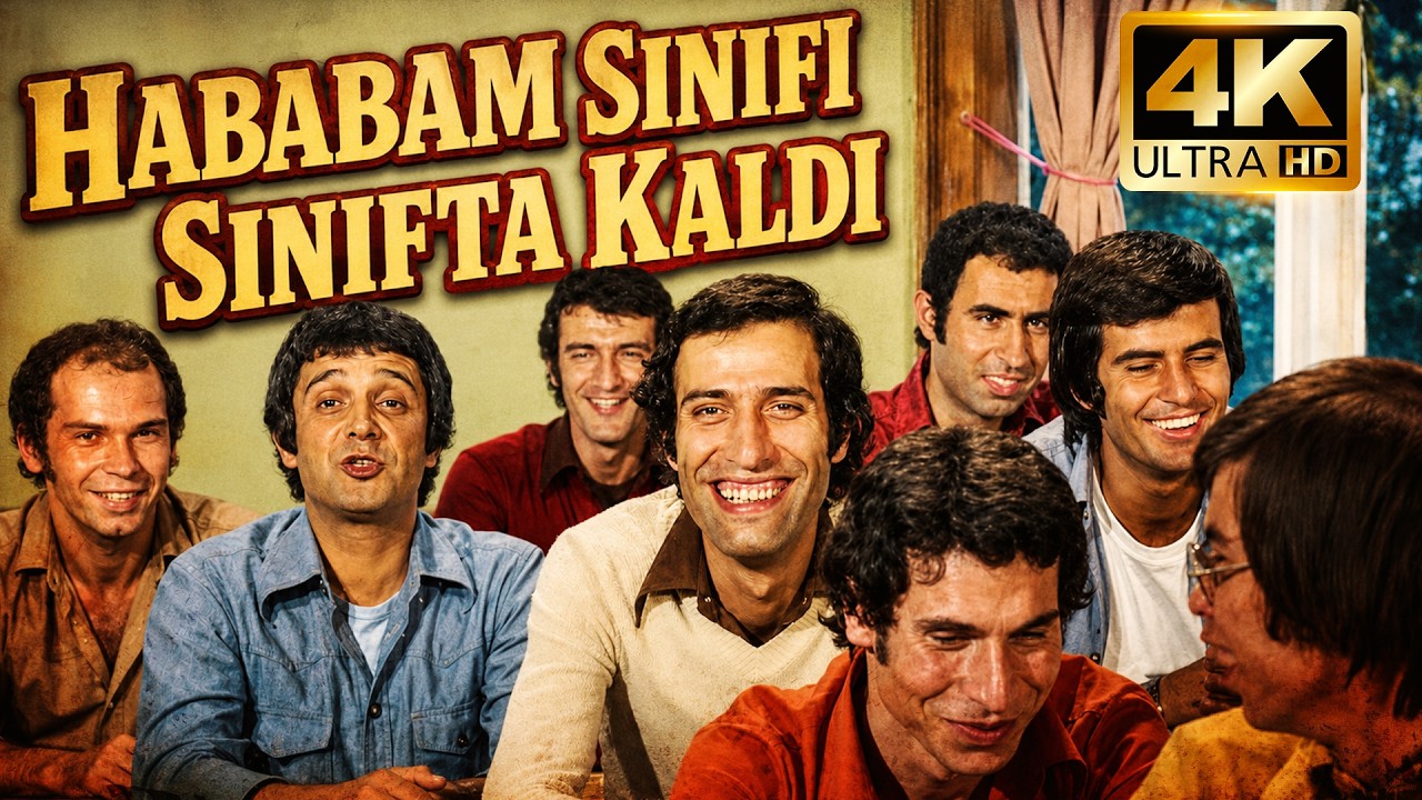 Hababam Sınıfı Sınıfta Kaldı - RESTORASYONLU 4K FULL | (Kemal Sunal, Münir Özkul, Tarık Akan)