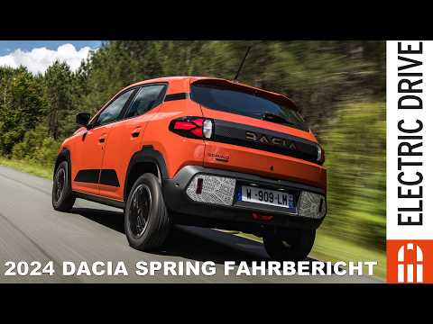 2024 Dacia Spring Extreme Driving Report Test Review Electric Drive Check