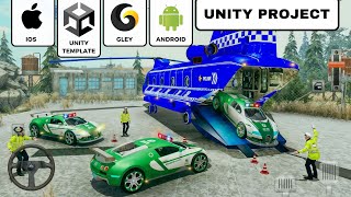 Police Vehicle Transport Simulator (Unity + Gley) video preview
