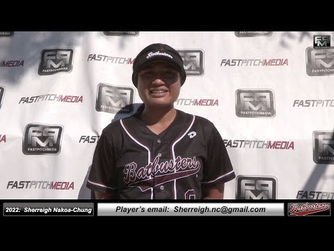 2022 Sherreigh Nakoa Chung 3.59 GPA - Athletic Pitcher Softball Skills Video Batbusters Gomes/Clark