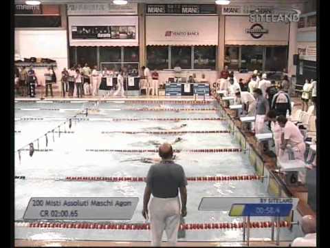 Serie 2 dei 200 Misti  Assoluti Maschi Agonisti - 16 Memorial Chiara Giavi