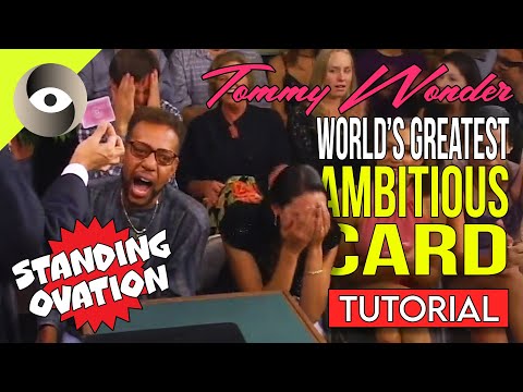 How to do ambitious card | Saturday Sorcery Tommy Wonder tutorial