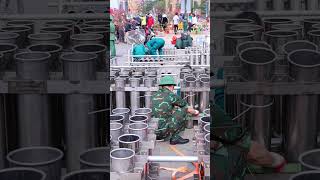 Hà Nội: Gấp rút lắp đặt trận địa pháo hoa trước Tết Bính Ngọ…