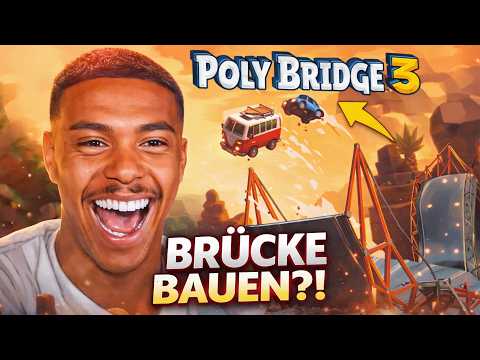 😱WILLY BUILDS BRIDGES FOR THE FIRST TIME..!!😂 POLY BRIDGE 3