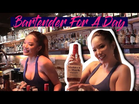 BARTENDER FOR A DAY! (INSPIRED BY SUNSHINE GUIMARY!) | GWEN GARCI VLOGS