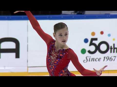 Alena KOSTORNAIA RUS Ladies Short Program   GDANSK 2017