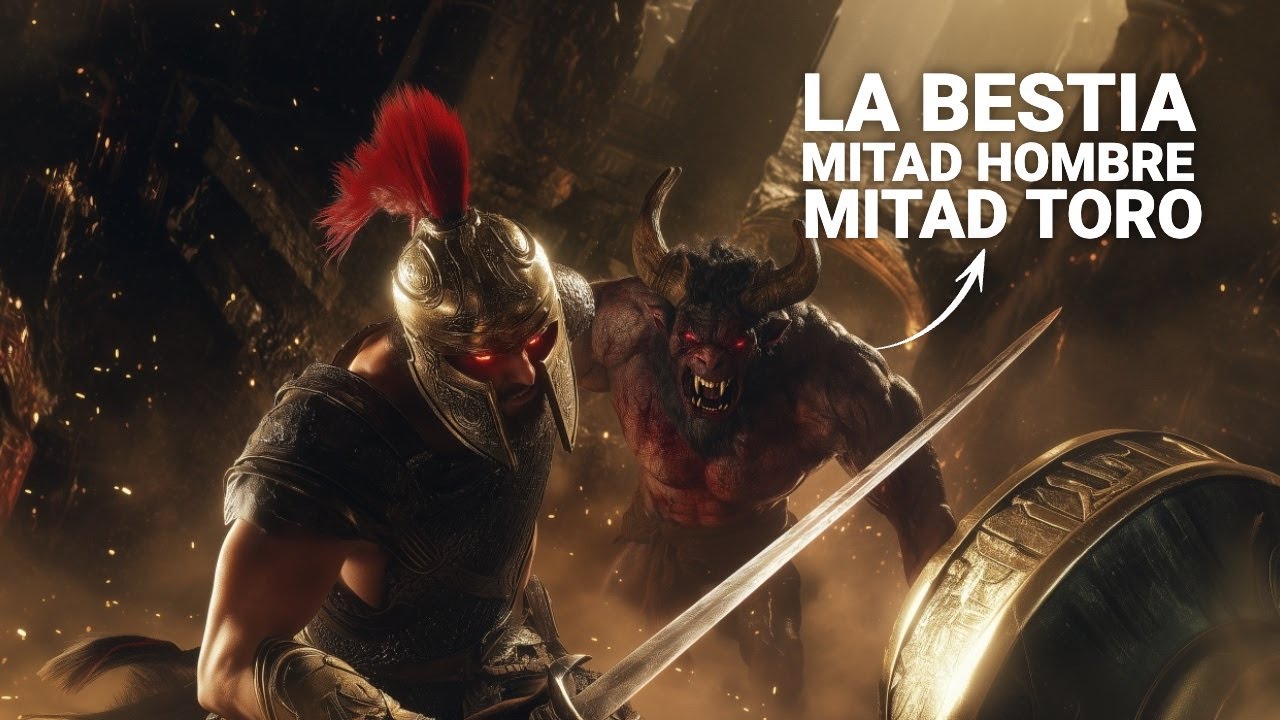 Teseo y el Minotauro: El Héroe que Derrotó a la Bestia en el Laberinto.