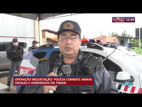 ROTA DO DIA 27 04 20  Operacão Inquietacão: poliÌcia combate armas, drogas e criminosos em