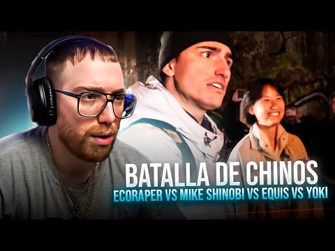 ¡BATALLA DE CHINOS! | ECORAPER VS MIKE SHINOBI VS EQUIS VS YOKI