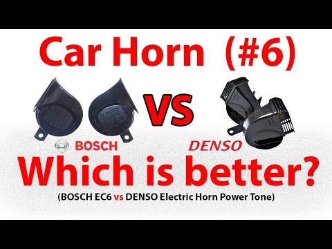 DENSO Horn vs. BOSCH EC6 Horn - Car Horn Comparison #6
