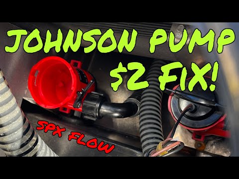 Don't Replace TRY This $2 FIX! (Leaking JOHNSON PUMP SPX Flow) Bass Tracker 175