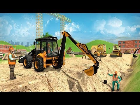 City Road Builder Construction Excavator Simulator (by Mizo Studio Inc) Android Gameplay [HD]