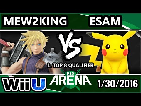 PAX - PG | Esam (Pikachu) Vs. MVG CoG | Mew2King (Cloud) SSB4 L Top 8 Qual. - Smash Wii U - Smash 4