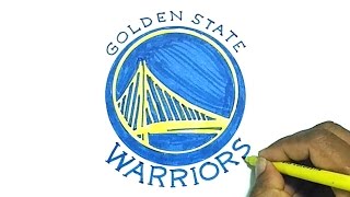 How to Draw the Golden State Warriors Logo