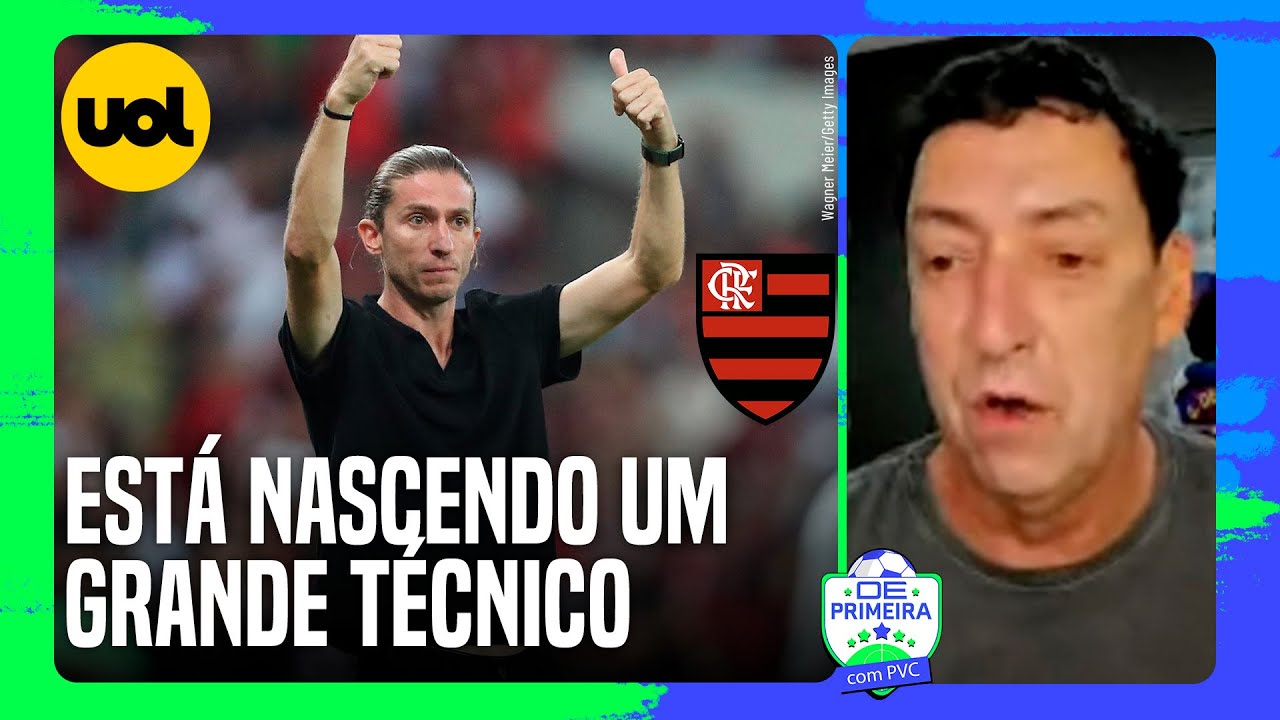 FLAMENGO ESTREIA FILIPE LUÍS E EMPOLGA PVC: 'ESTÁ NASCENDO UM GRANDE TÉCNICO'