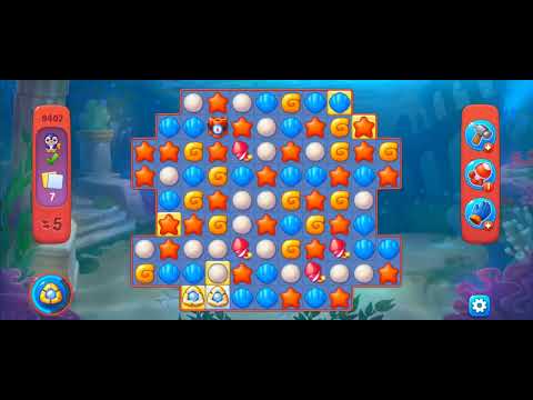 Fishdom Hard Level 9402 (with Double Lightning Boosters) @choraelmin