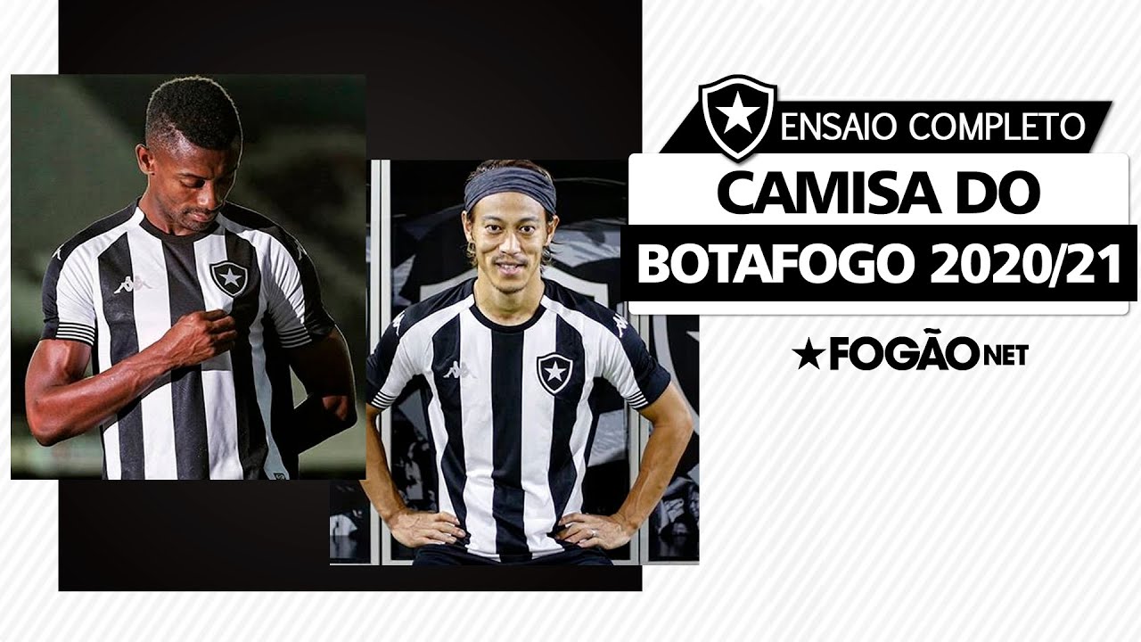 VÍDEO: veja imagens da nova camisa do Botafogo 2020/2021 em ensaio completo