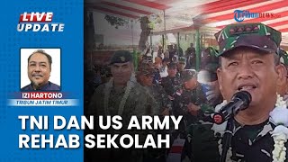 TNI dan US Army Gelar Pengobatan Massal Gratis hingga Renovasi SDN 2 Palangan Kecamatan Jangkar