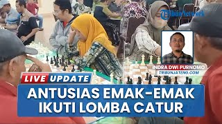 Lomba Kejuaraan Catur Meriahkan Event 17-an di Pekalongan Jateng, Emak-emak Antusias Ikuti