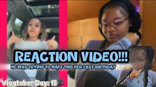 BY THE GRACE OF GOD, SHE SURVIVED 🙌🏾||REACTION VIDEO😱🎥||VLOGTOBER DAY: 15🐞🧟‍♀️
