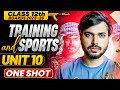 Training In Sports Unit 10 Oneshot With PYQ S Physical Education Class 12 CBSE 2025 26