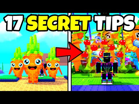 17 SECRET TIPS AND TRICKS in PLANTS VS BRAINROTS Roblox!