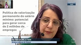 Política de valorização do salário mínimo - entrevista para o SBT Brasil, exibida em 29/08/2023