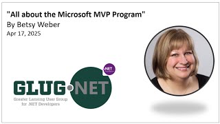 All About the Microsoft MVP Program with Betsy Weber