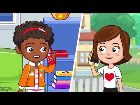 Best friend is calling 📞! Visit their NEW HOUSE for a fun play day. COMING SOON on My Town: World